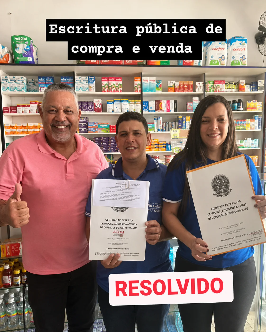 Escritura pública de compra e venda